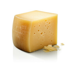 Parmesan Cheese isolated on white background