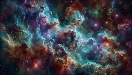 Fototapeta na wymiar Mysteries of the Nebula