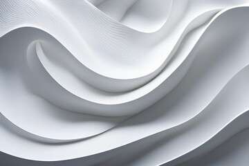white abstract  waves background 