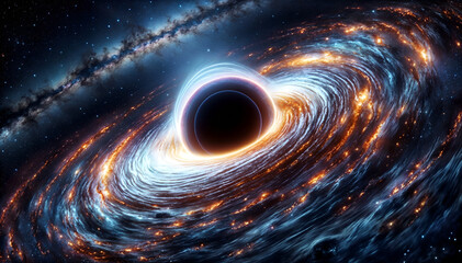Black Hole Vortex - obrazy, fototapety, plakaty