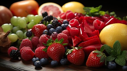 Obraz premium fruits and berries