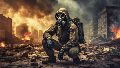 終末的イメージ,Generative AI AI画像