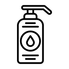 Fototapeta premium Hand sanitizer Vector Icon