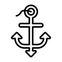 Anchor Vector Icon