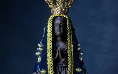 A santa imagem de Nossa Senhora da Conceição Aparecida, a padroeira do Brasil