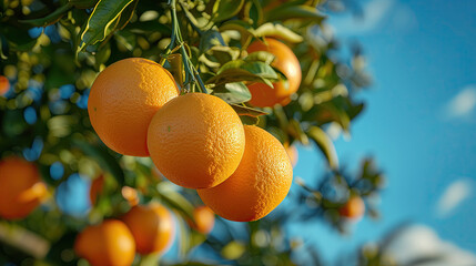 oranges on tree