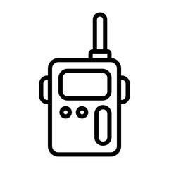 Emergency radio Vector Icon