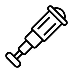 Telescope Vector Icon