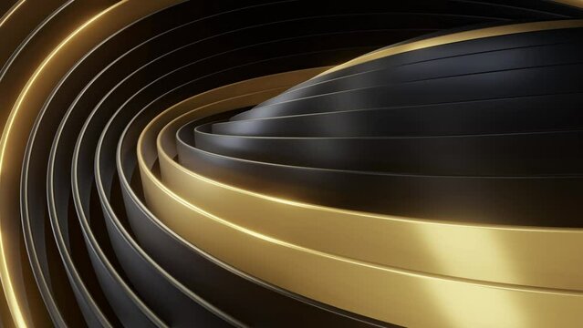 Black gold Abstract geometric luxury background.