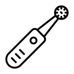 Electric Toothbrush Vector Icon