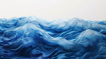 blue abstract waves