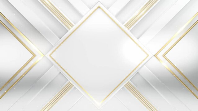 white geometric white stripe gold luxury background