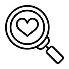 Find Love Vector Icon