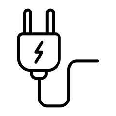 Power Cable Vector Icon