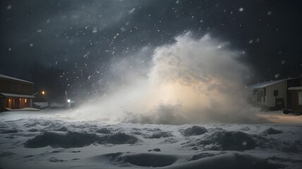 snow covered, An eight-kilogram snowstorm in Unity,Cosmic Chaos Unleashed: The Unprecedented Deluge of an Eight-Kilogram Snowstorm within the Boundless Virtual Landscape of Unity's Infinite Horizon