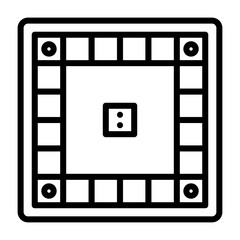 Obraz premium Board Game Vector Icon