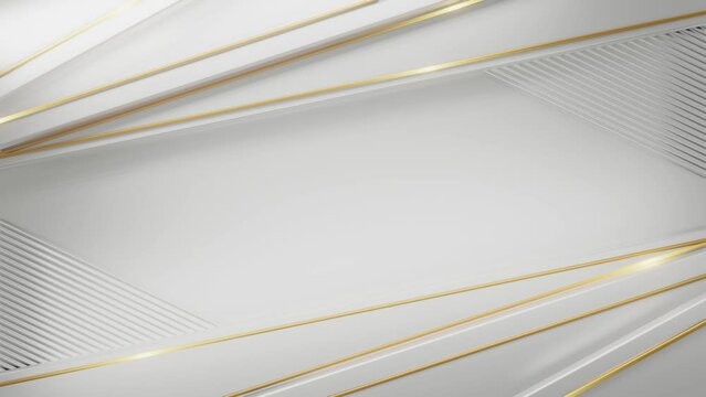 white geometric white stripe gold luxury background