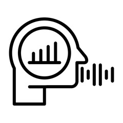 Voice Analytics Vector Icon