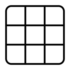 Rubik's cube Vector Icon