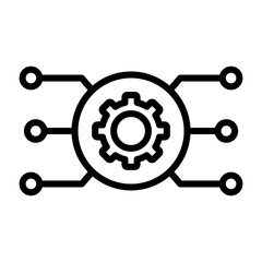Network Configuration Vector Icon