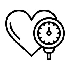 Blood Pressure Monitor Vector Icon