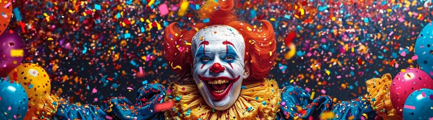 Clown with a Twist: A Joker's Smile for the Month of April Generative AI