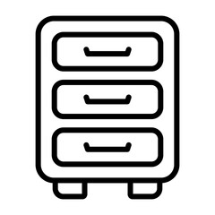 File cabinet Vector Icon