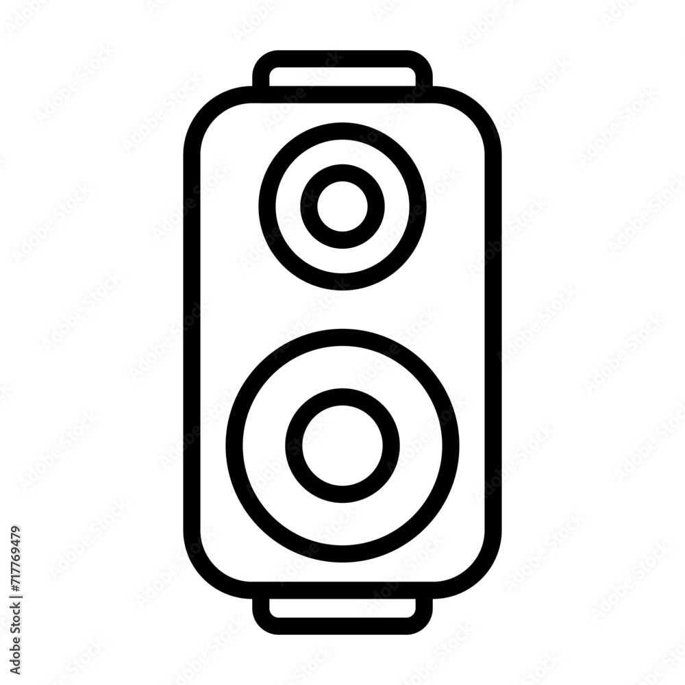 Wall mural Speakers Vector Icon