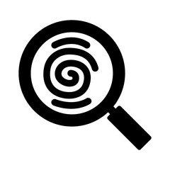 Fingerprint scanning icon