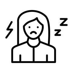 Fatigue Vector Icon