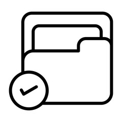 Accept Document Vector Icon