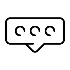 Comment Alt Vector Icon