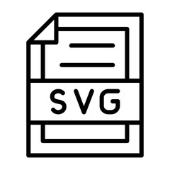 Svg File Vector Icon