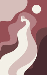 Abstract background poster. Good for fashion fabrics, postcards, email header, wallpaper, banner, events, covers, posters, advertising, and more. Women's day, mother's day background.