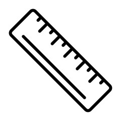 Fototapeta premium Ruler Vector Icon