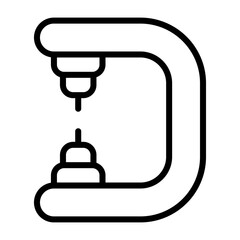 Drill press Vector Icon