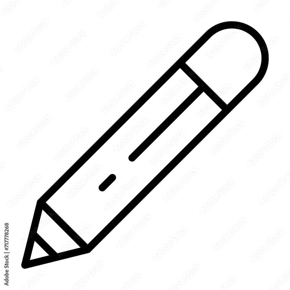 Poster Pencil Vector Icon