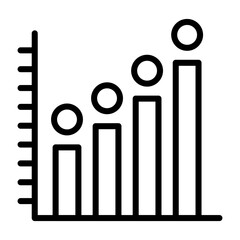 Graph Vector Icon