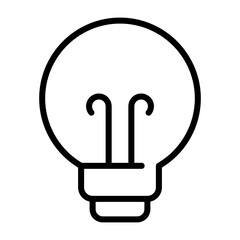 Lightbulb Vector Icon