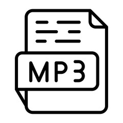 MP3 Vector Icon