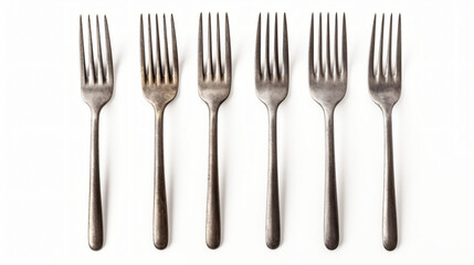 Old metal forks