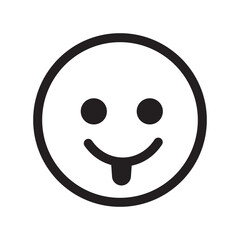 Smile emoji icon. smile face emoticon icon. Emoji rating system vector illustration. Customer feedback icon. Excellent, good, Happy, success, satisfaction face symbol. 