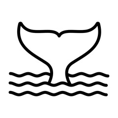 Whale Vector Icon