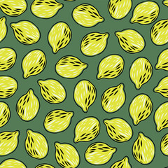 seamless pattern with lemon