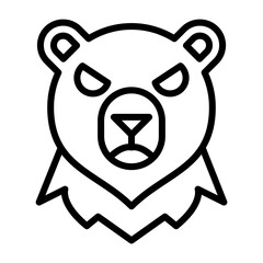 Bear Vector Icon