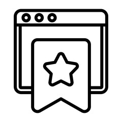 Bookmark Tabs Vector Icon