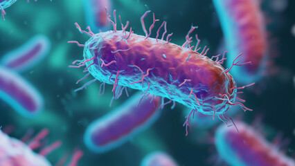 Invisible Invaders: A Detailed Image of Bacteria