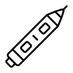 Non Contact Voltage Tester Vector Icon