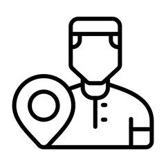 User Location Vector Icon