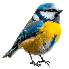 Obraz premium Common European Birds Isolated on Transparent or White Background, PNG